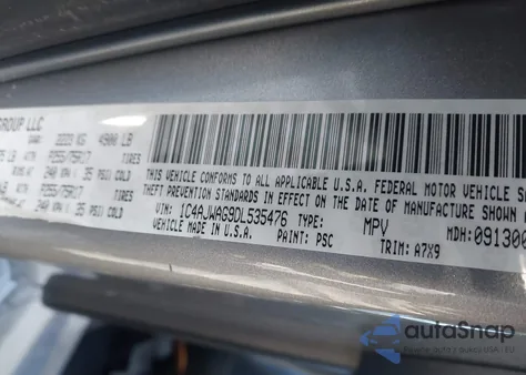 2013 Jeep Wrangler Sport z USA, uszkodzony, nr VIN 1C4AJWAG9DL535476